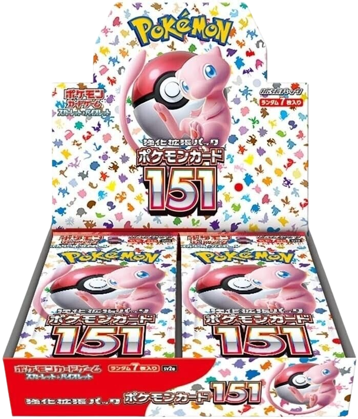 Pokemon 151 SV2a Booster Box Japanese