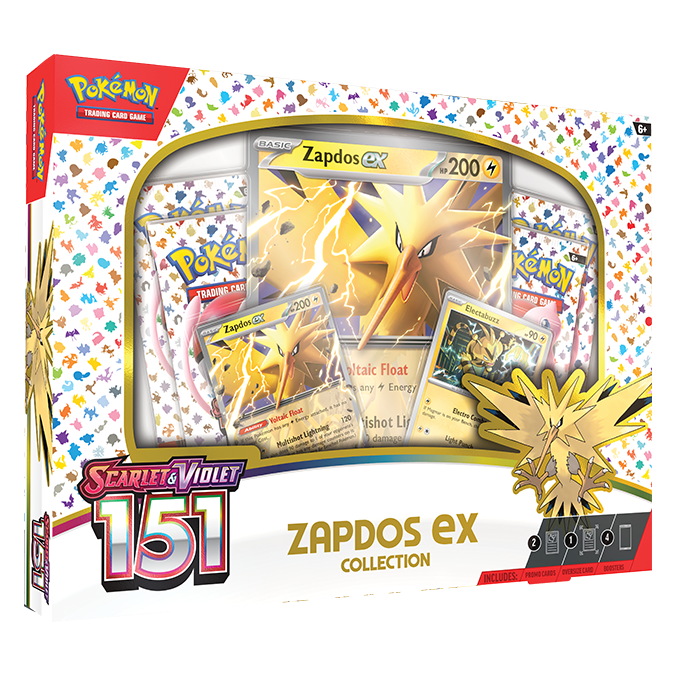 Pokemon 151 Zapdos ex Collection