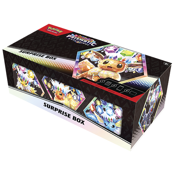 Prismatic Evolutions Surprise Box