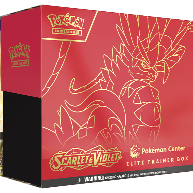Scarlet & Violet Pokemon Center Exclusive Koraidon Elite Trainer Box ETB