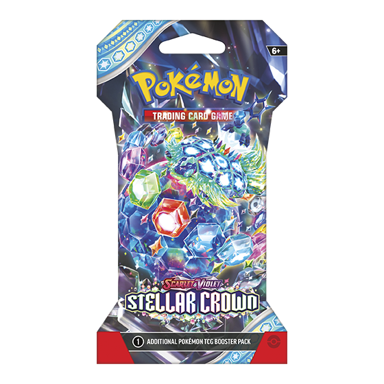 Stellar Crown Sleeved Booster [Blister Pack]