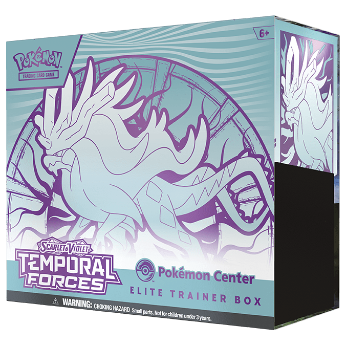 Temporal Forces Pokemon Center Exclusive Walking Wake Elite Trainer Box ETB